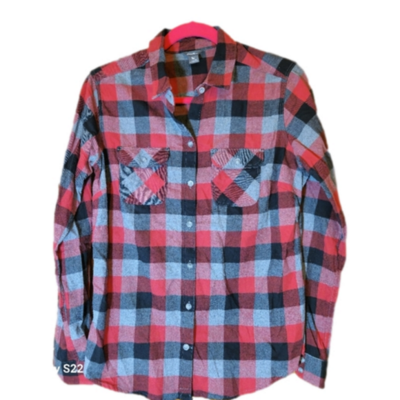 Eddie Bauer Women's Flannel Size M - Picture 1 of 8